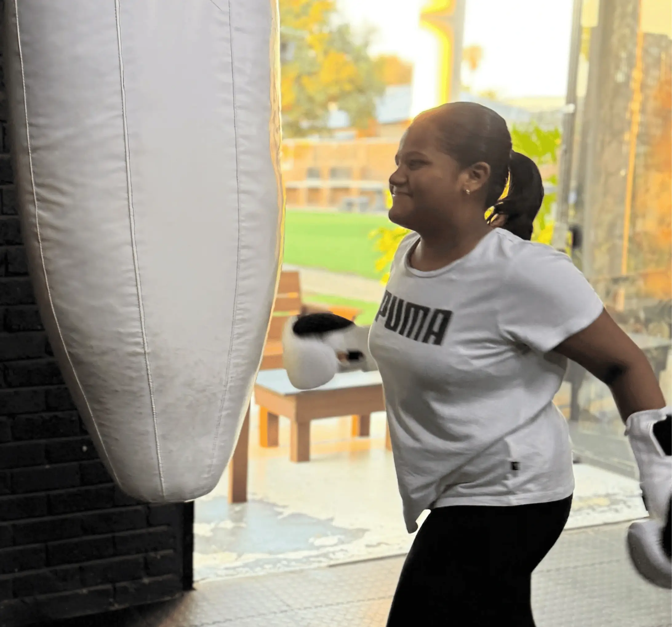 The Real Boxing Gym member training