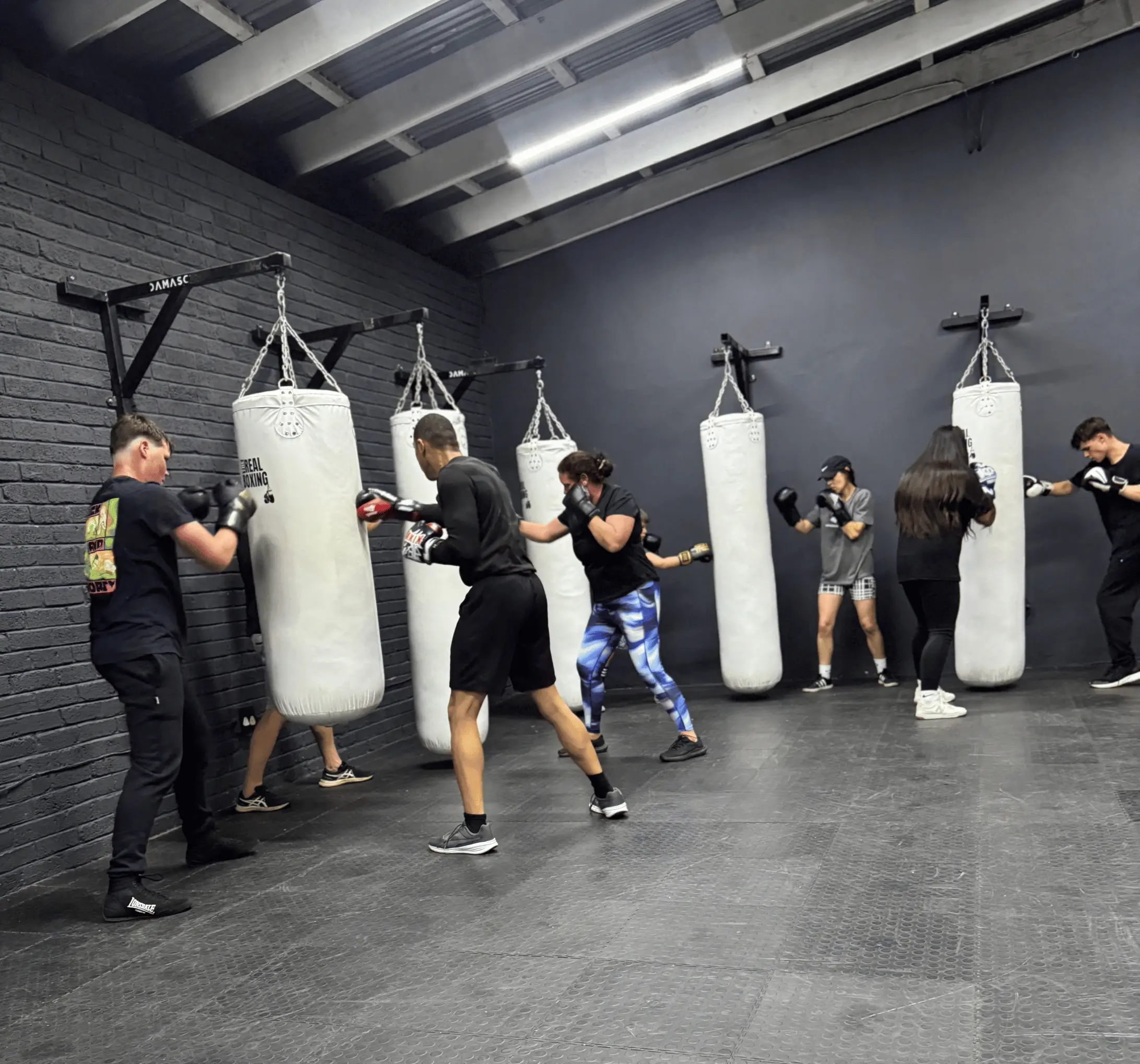 Gym interior at The Real Boxing Gym