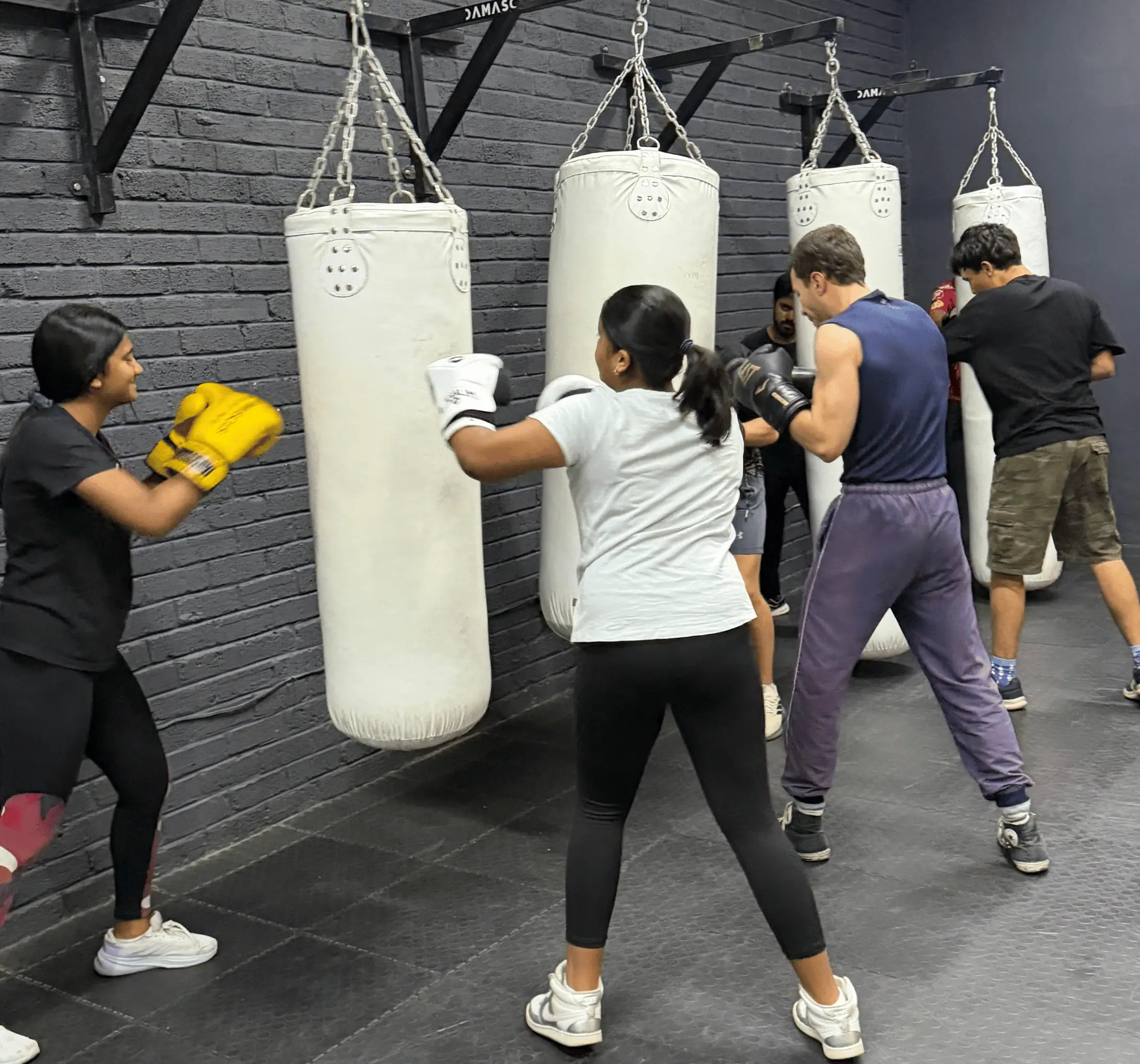 Boxing equipment at The Real Boxing Gym