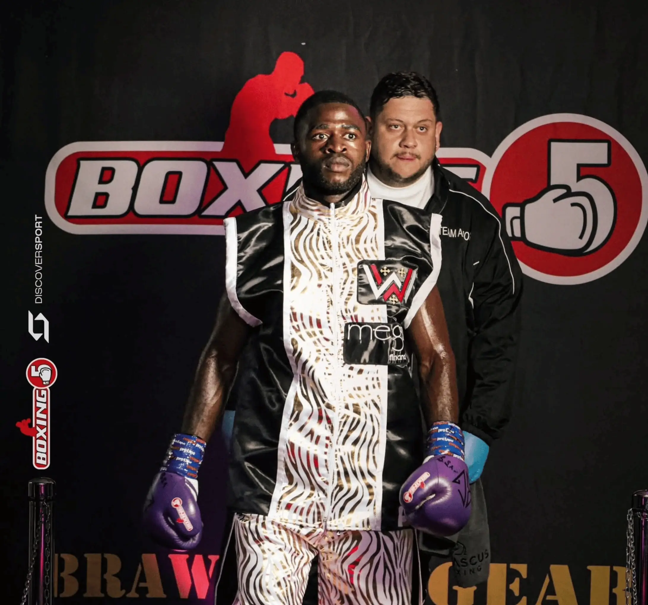 Amos Mphande training at The Real Boxing Gym